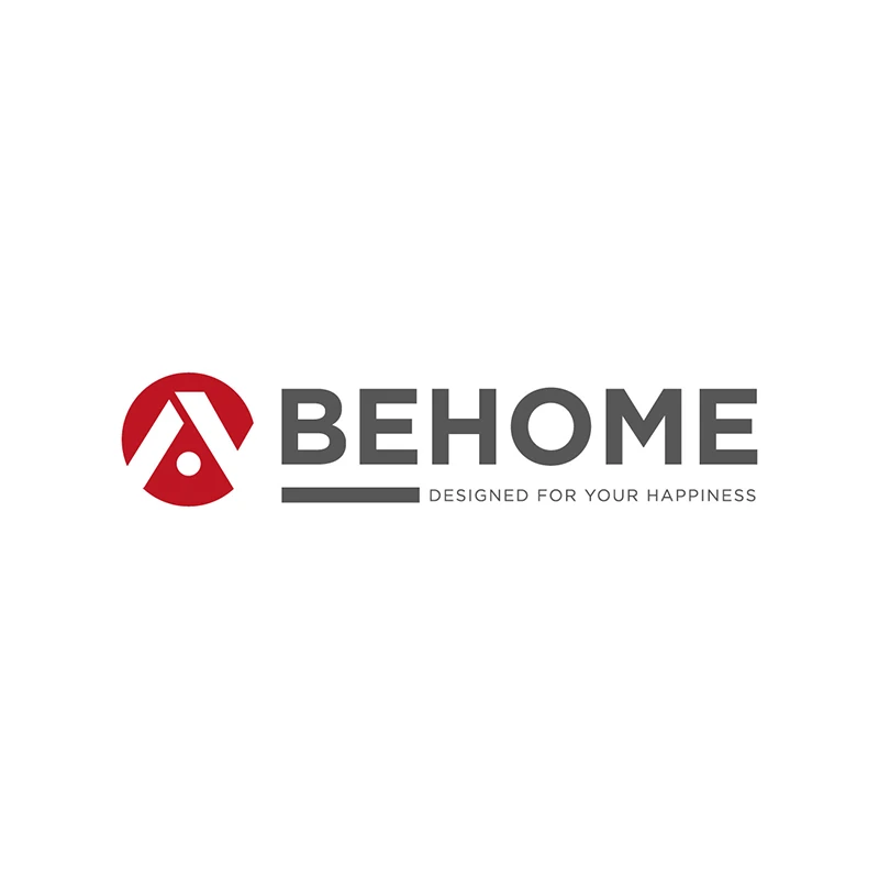 logo design BeHome, brand identity BeHome, restyling logo elettrodomestici, design moderno BeHome, restyling brand storico