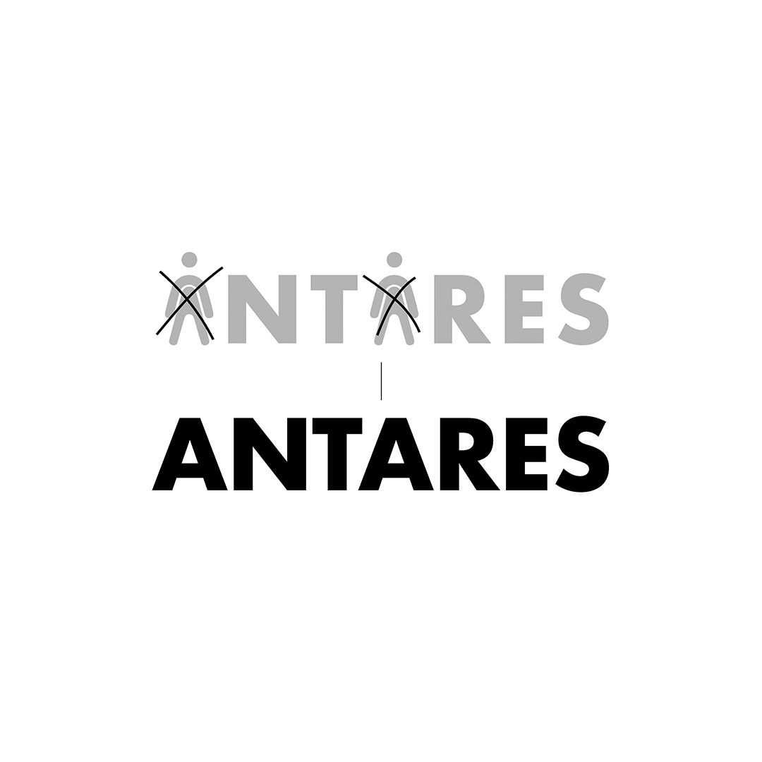 Restyling Logo del Centro Antares di Caserta advertisign