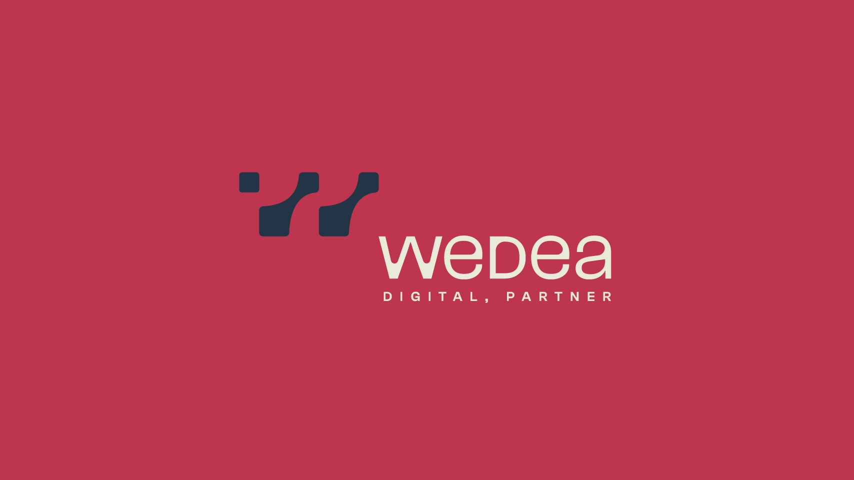 Wedea digital partner - software boutique - logo design